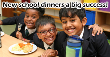 New school dinners a success!