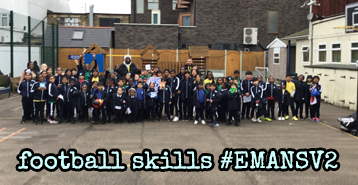 Football skills with #EMANSV2